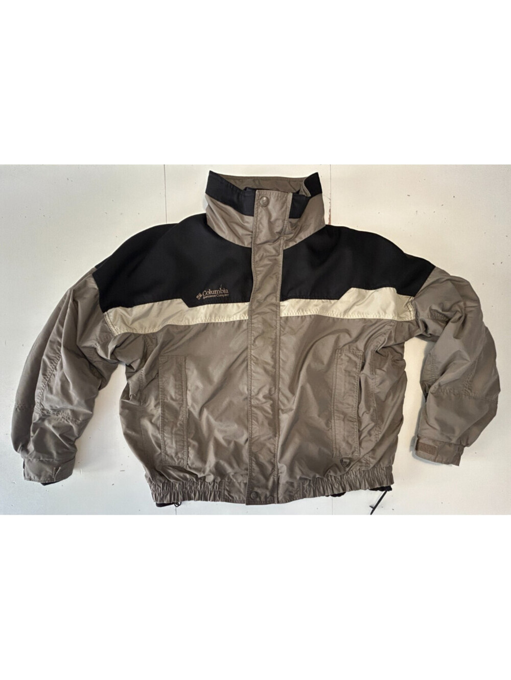 Columbia Bugaboo Full Zip 3-1 Jacket in Brown/Black/Tan Size Extra Large